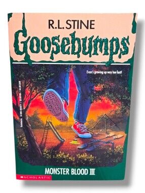 Goosebumps Monster Blood III, First Scholastic Print 1995, Early Run, R.L. Stine